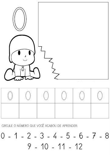 treinando os numerais de 0 a 9 espaÇo educar