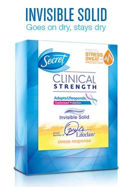 Secret Deodorant Sample