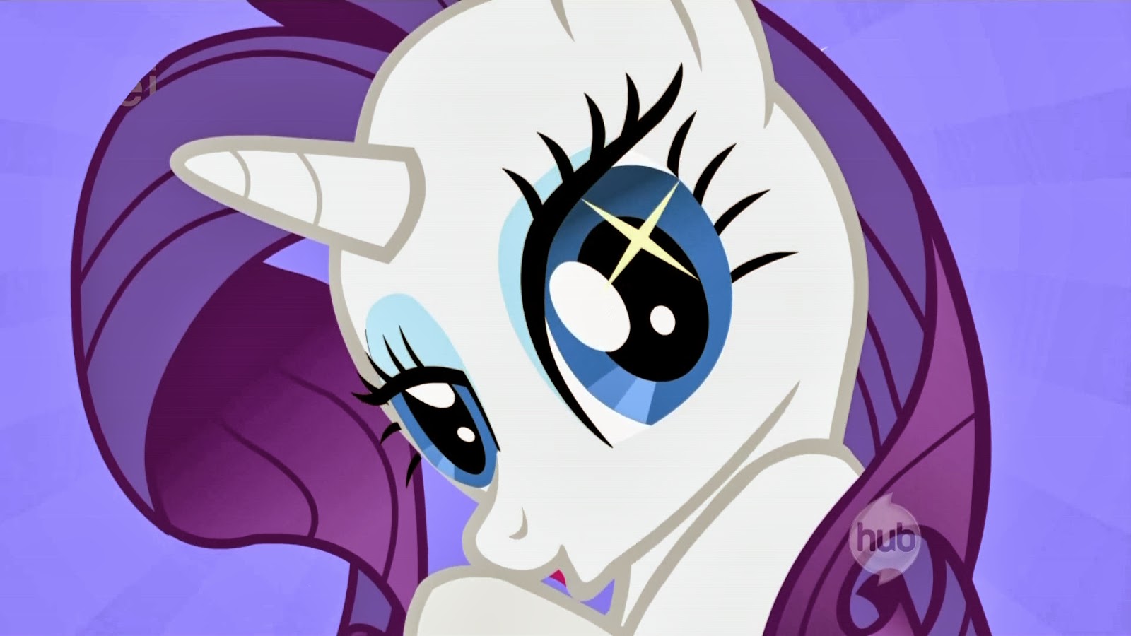 1. Rarity's Blue Dress with Up Bangs Hair - wide 10