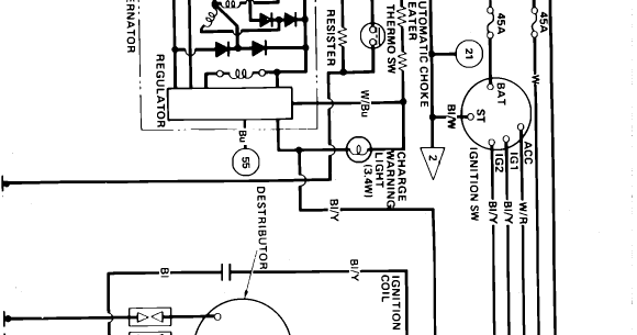 Service Owner Manual   1986 Honda Civic Wiring Diagram