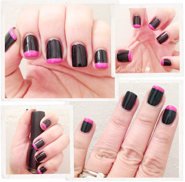 Neon Pink Tips Neon pink tips