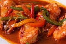 resep praktis (mudah) memasak masakan khas padang udang saus padang spesial enak, gurih, lezat
