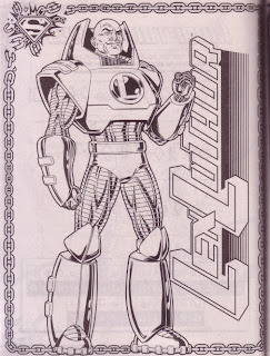 A Lex Luthor pin-up from Superman Jumbo Coloring And Activity Book A Lex Luthor pin-up from Superman Jumbo Coloring And Activity Book