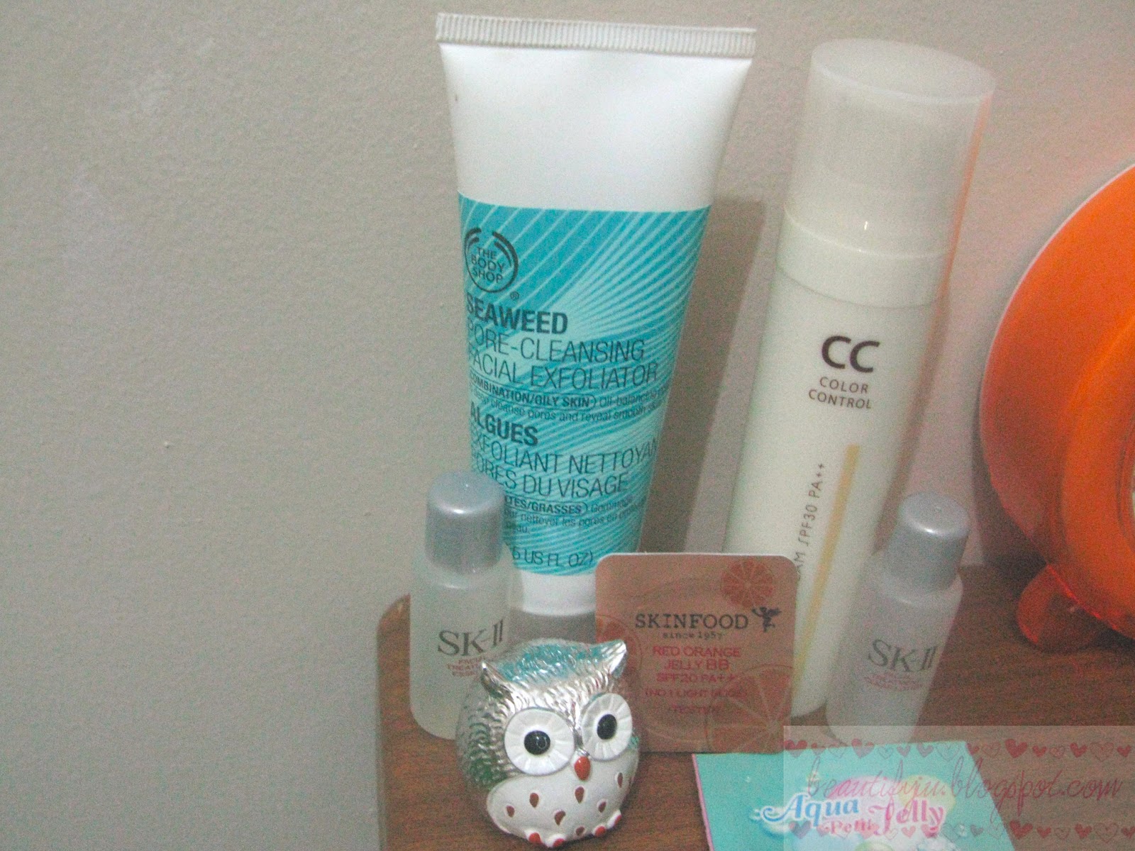 Beauty Blog 2013 The Body Shop Seaweed Pore Cleansing Facial Exfoliator 2 Innisfree Real Skin CC Cream SPF 30 PA 3 SK II Trial Kit Facial Treatment Essence and Facial