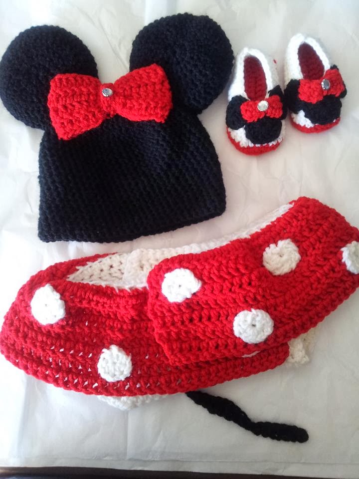 minnie mouse newborn hat