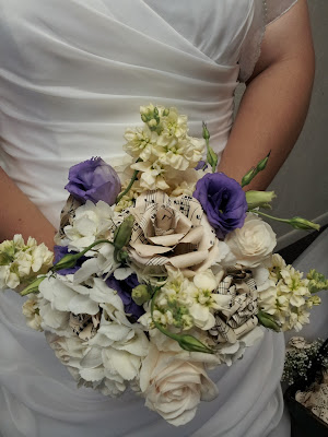 www.TheOtherEndOfTheCandle.com Burlap & Mason Jar DIY Wedding with Paper Flower Accents