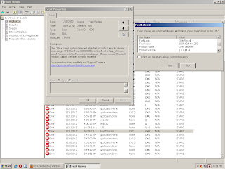 eventsystem error logged on windows having event id 4609 COM+ Event System