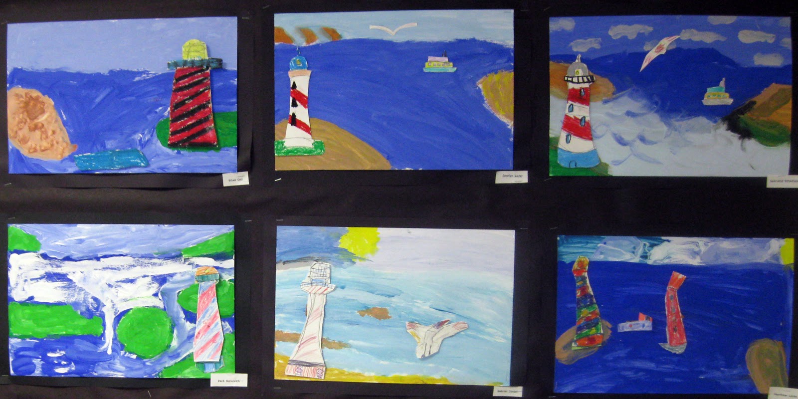 smARTcookie Lighthouse Seascapes Weather Study 3rd grade