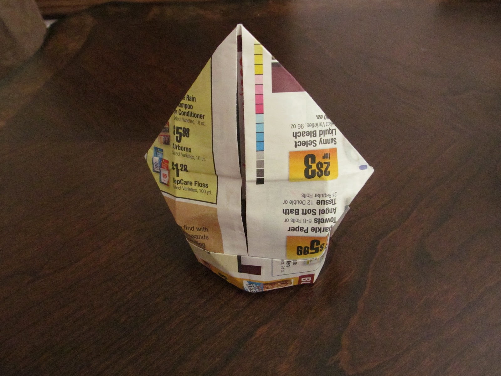 A Crafty Cook 4 in 1 Origami Newspaper Hat
