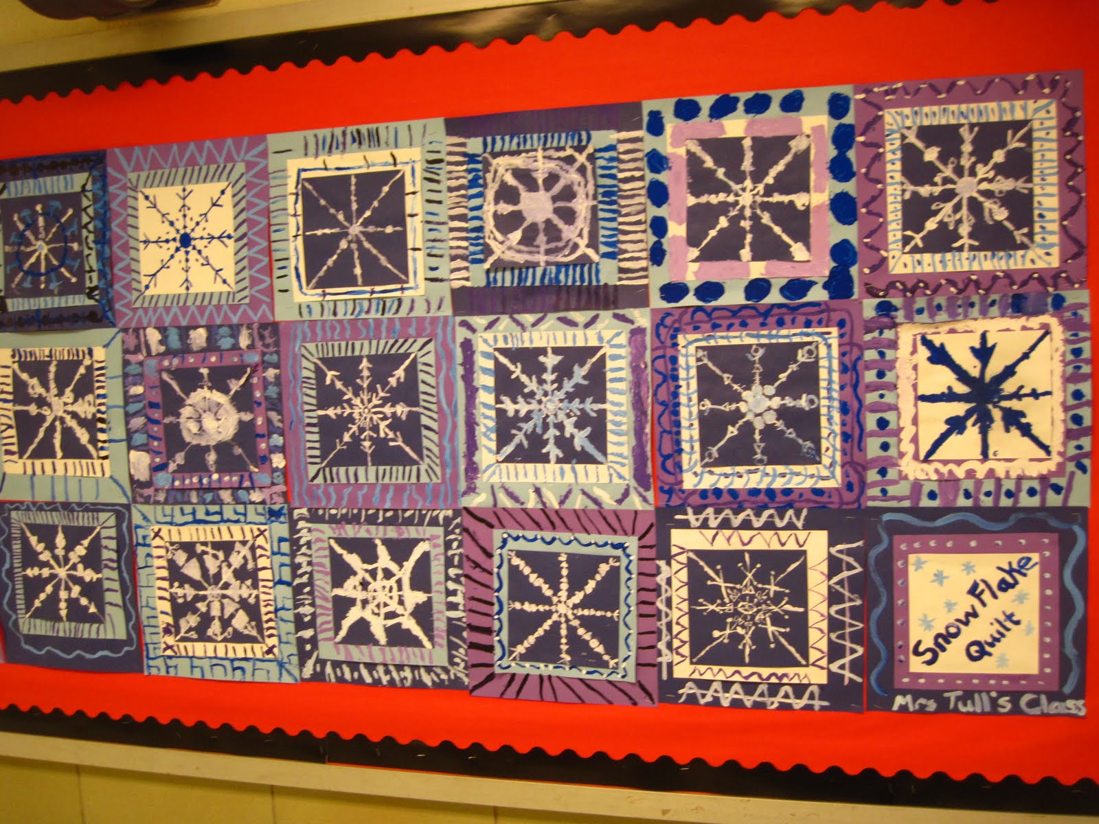 Lines, Dots, and Doodles: Snowflake Quilt, 3-5th Grade