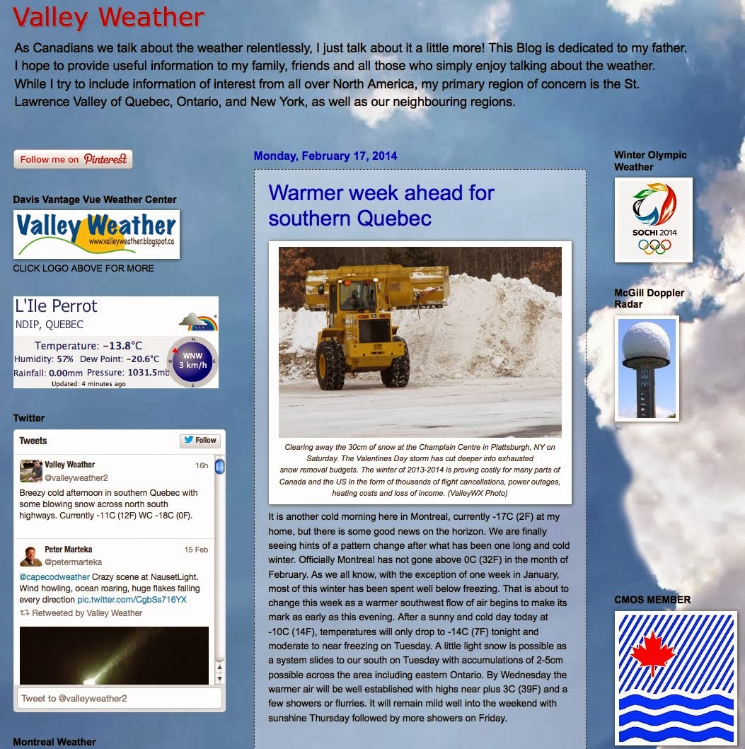 MORE MONTREAL WEATHER