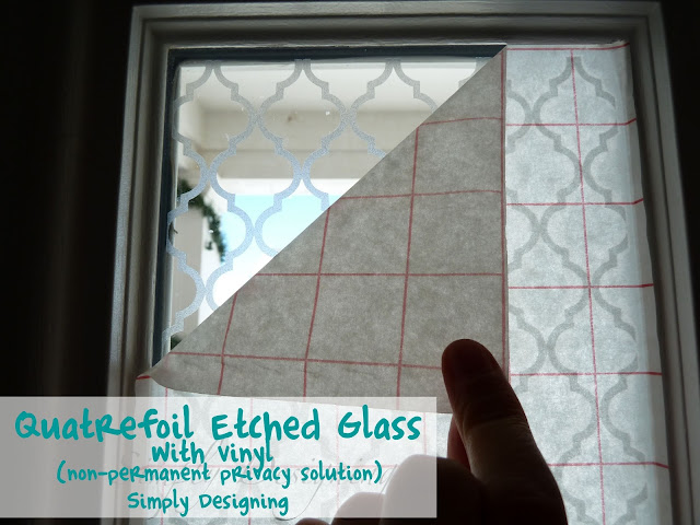 Quatrefoil Etched Glass Window 05a Quatrefoil Etched Glass 5
