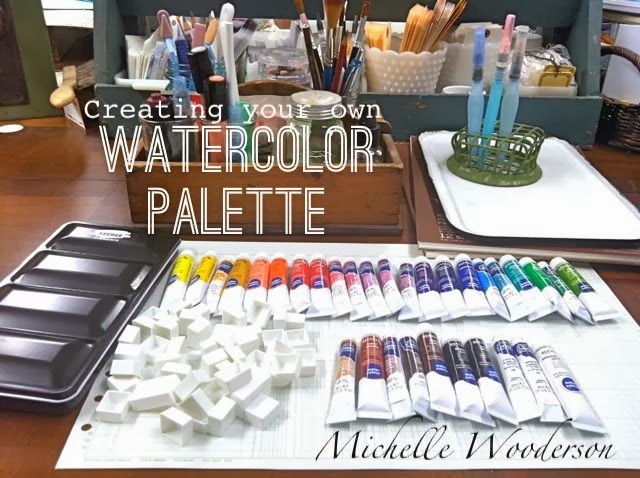 Mish Mash: How to set up a watercolor palette.