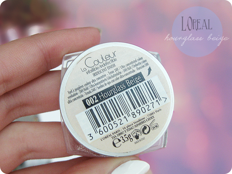 Prasowany pigment L'Oreal Infaillible 002 Hourglass Beige - Czytaj więcej »