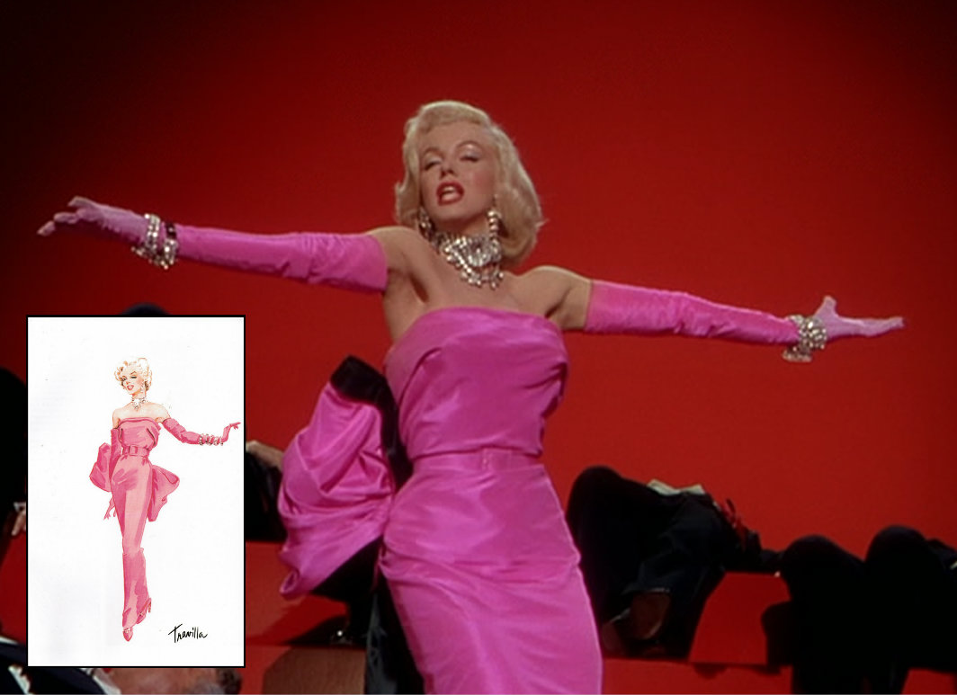 The Personal Style of Marilyn Monroe. marilyn monroe iconic pink dress. 