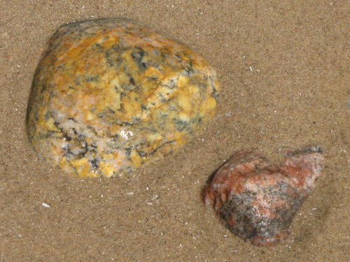 rock on beach