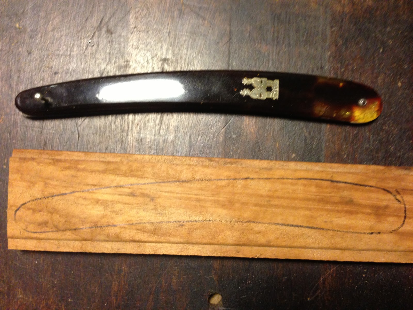 Straight Razor Scales from Scrap and from Scratch