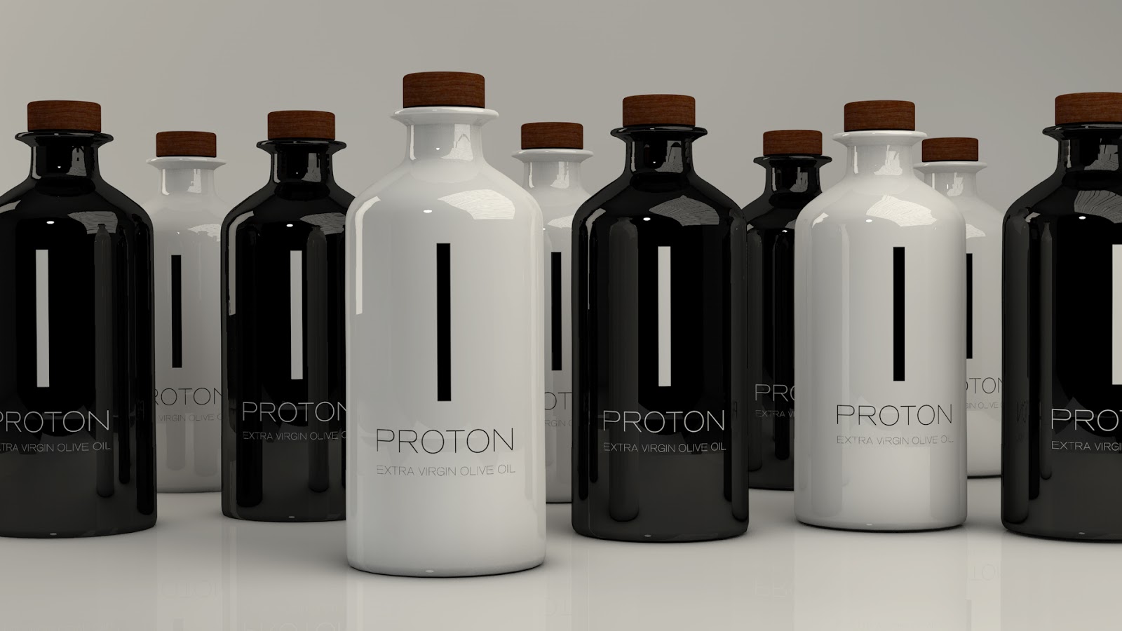 Proton Premium Extra Virgin Olive Oil on Packaging of the World