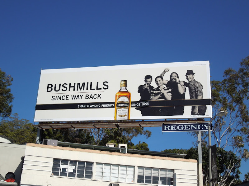 Bushmills way back billboard