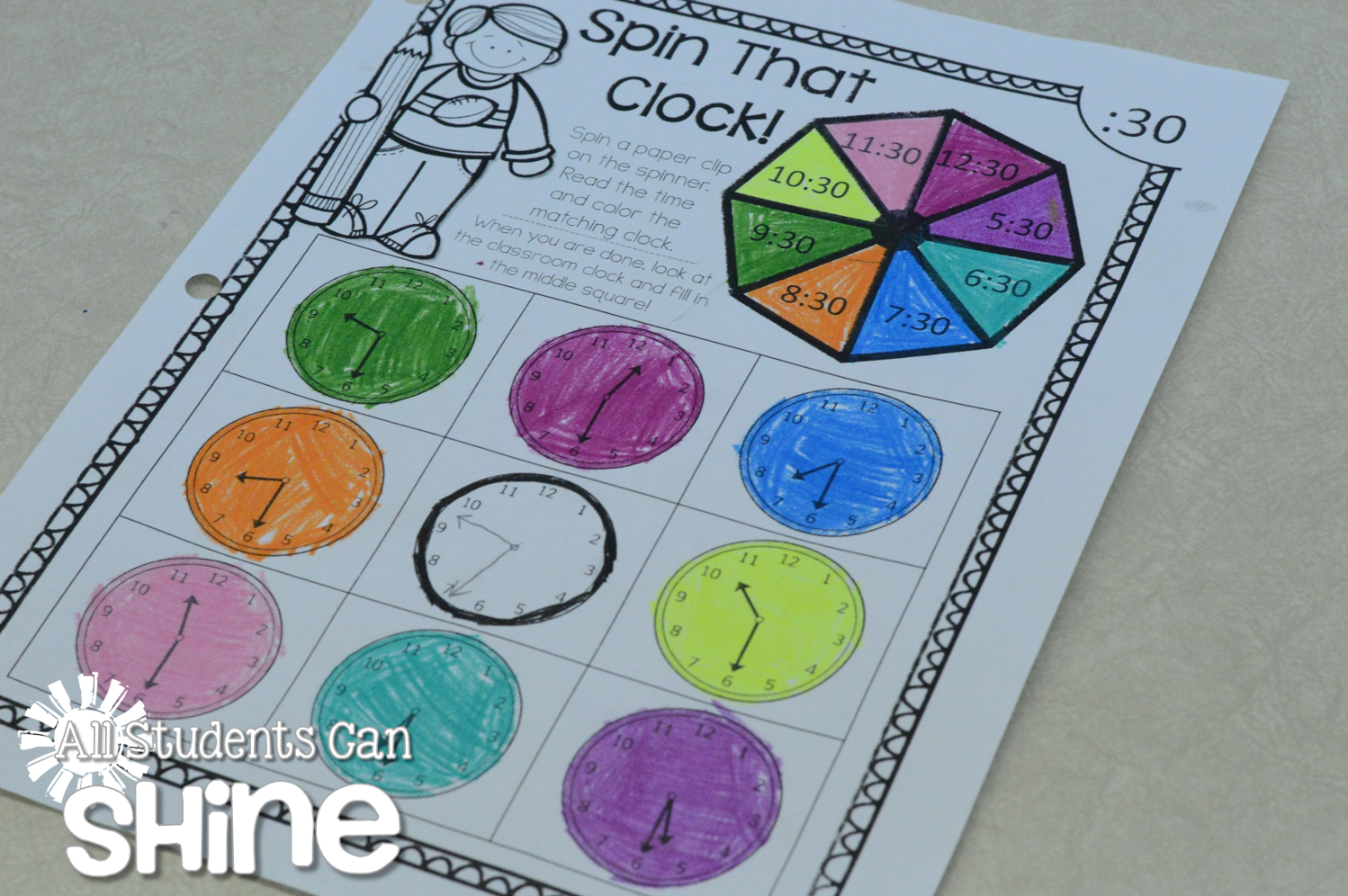 What TIME Is It, Mr. Fox? All Students Can Shine