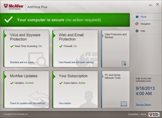 cracked mcafee antivirus free download 2014