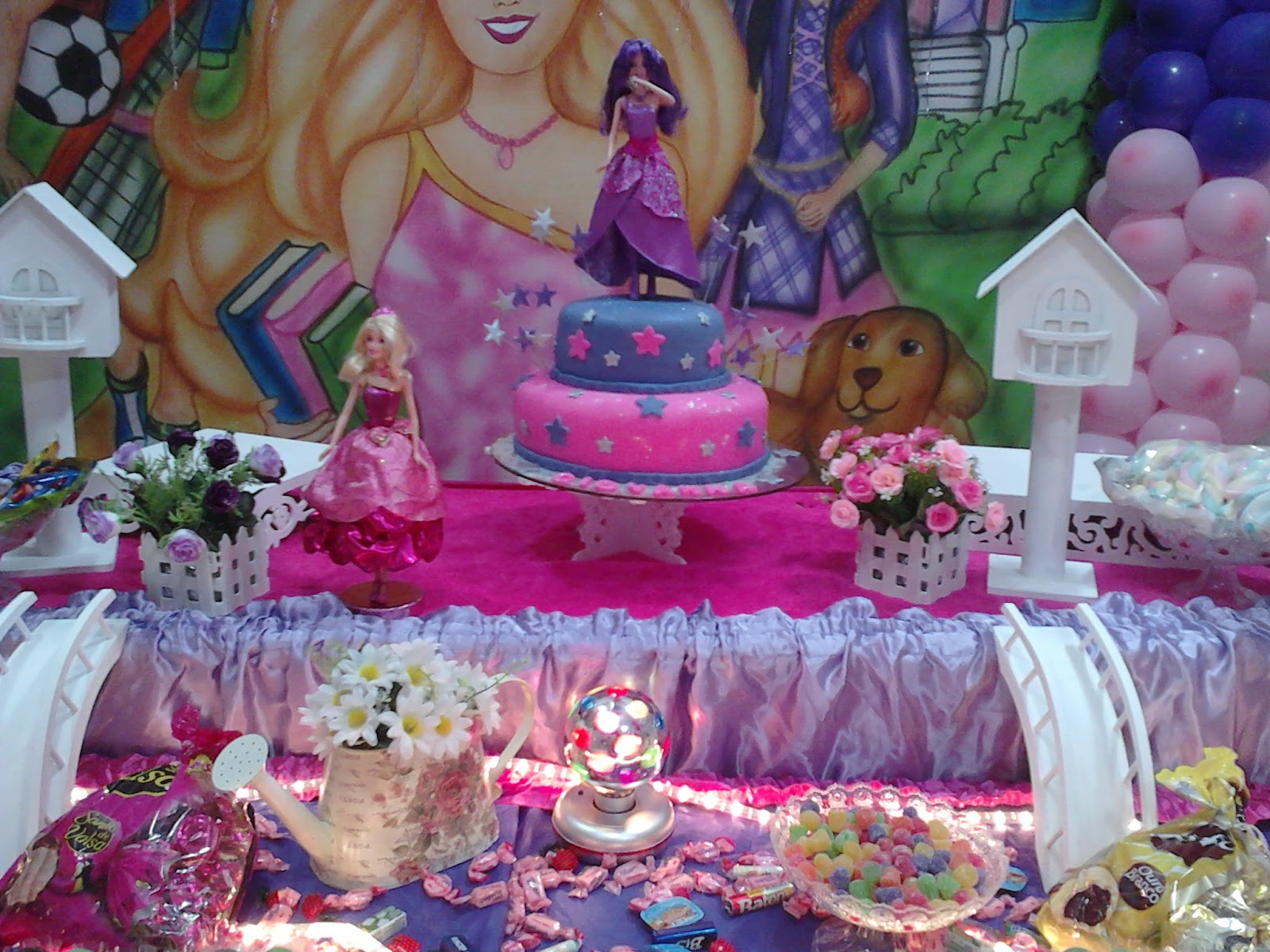 Bolo Decorado – Barbie a Princesa e a Popstar, soartesolang…