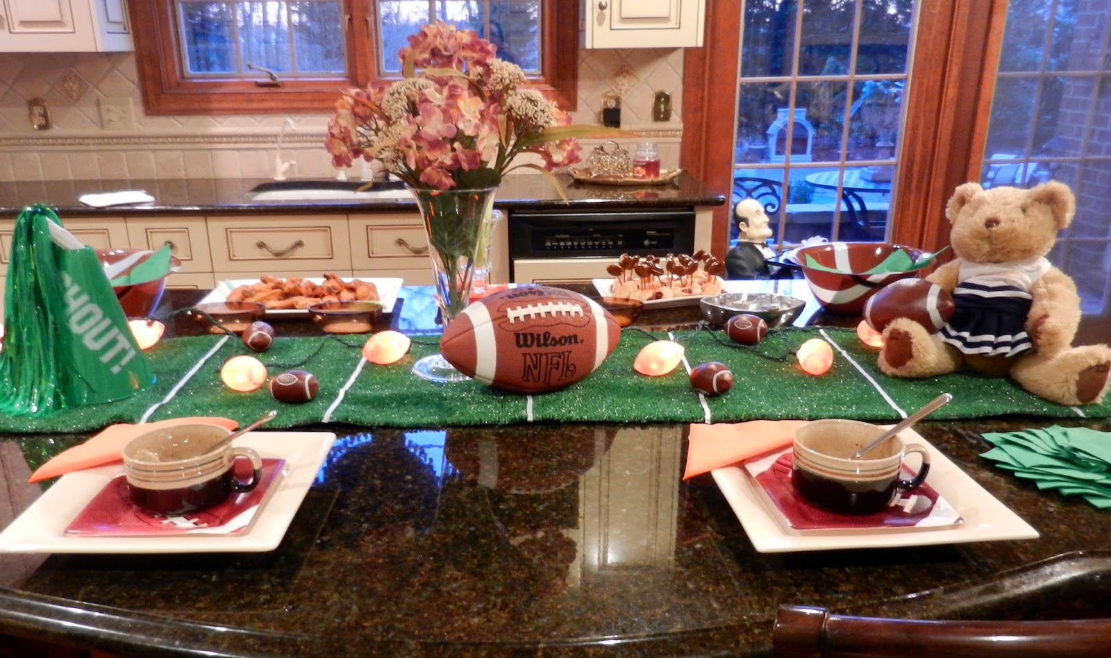 A Perfect Setting Super Bowl Setting