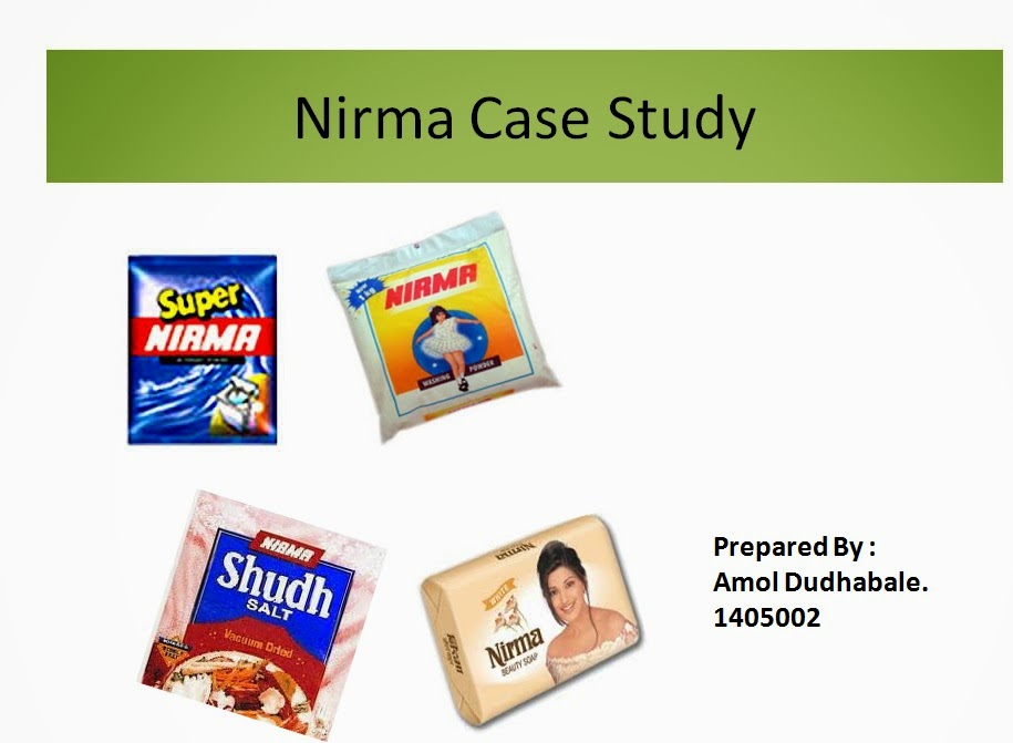 nirma case study The case study 'the nirma story' talks about how nirma carved a niche for itself in the highly competitive detergents and toilet soaps market in india the case focuses on the various strategies employed by the company to counter the competition from the fmcg giants, particularly hll. nirma case study The case study 'the nirma story' talks about how nirma carved a niche for itself in the highly competitive detergents and toilet soaps market in india the case focuses on the various strategies employed by the company to counter the competition from the fmcg giants, particularly hll.