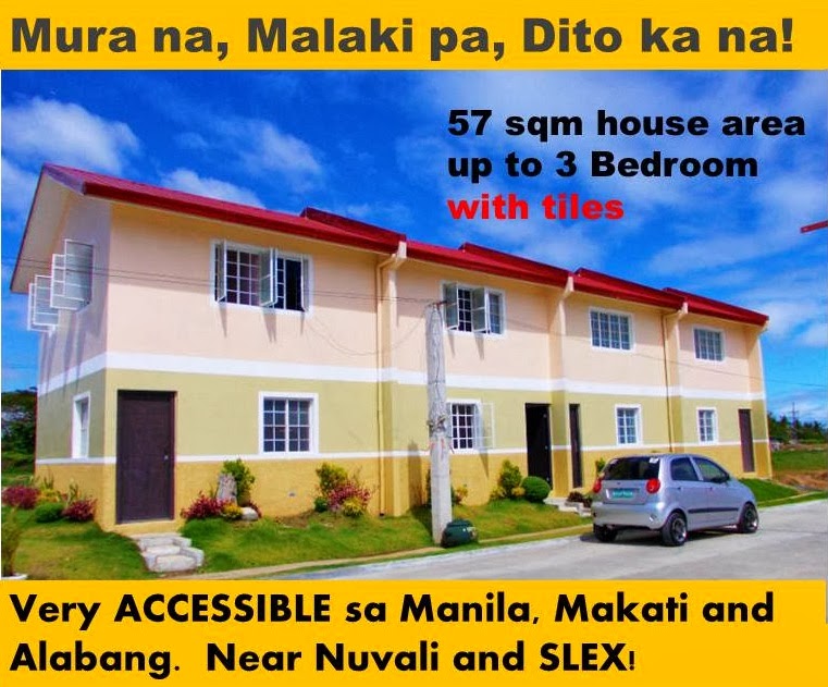 Murang Pabahay sa Laguna at Cavite House and lot for sale in laguna
