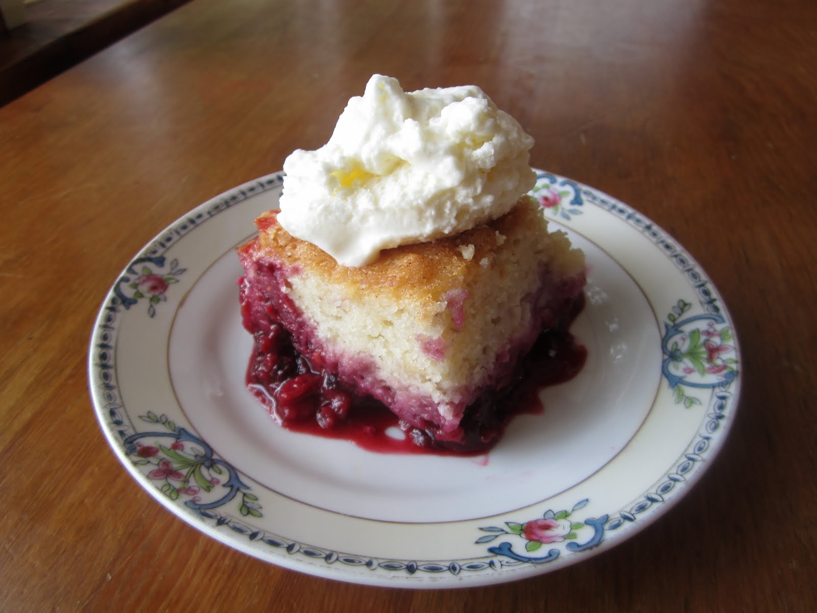 Raspberry Blackberry Cobbler