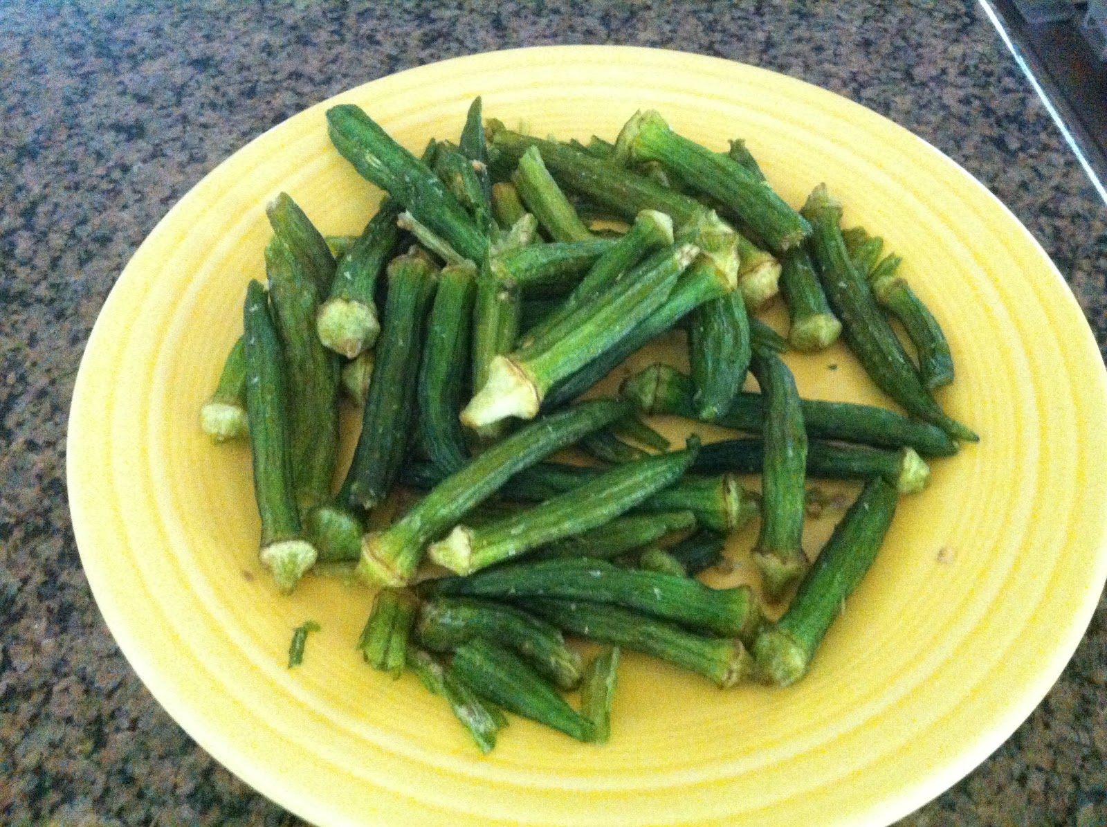 Living Primally Primal Recipe Okra Chips