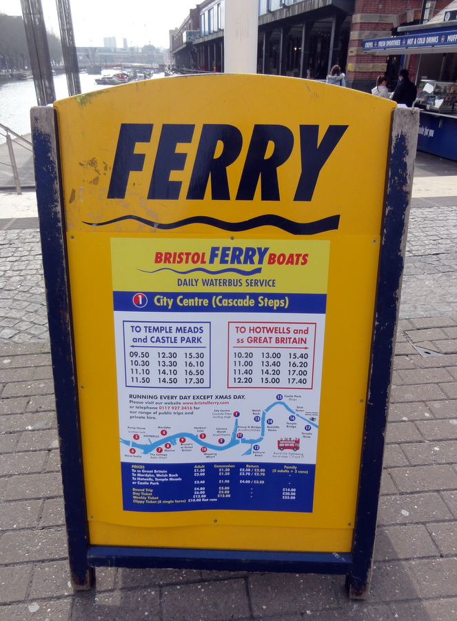 The Ferry Ride in Bristol (England) and the Deckhand who Loved her Job