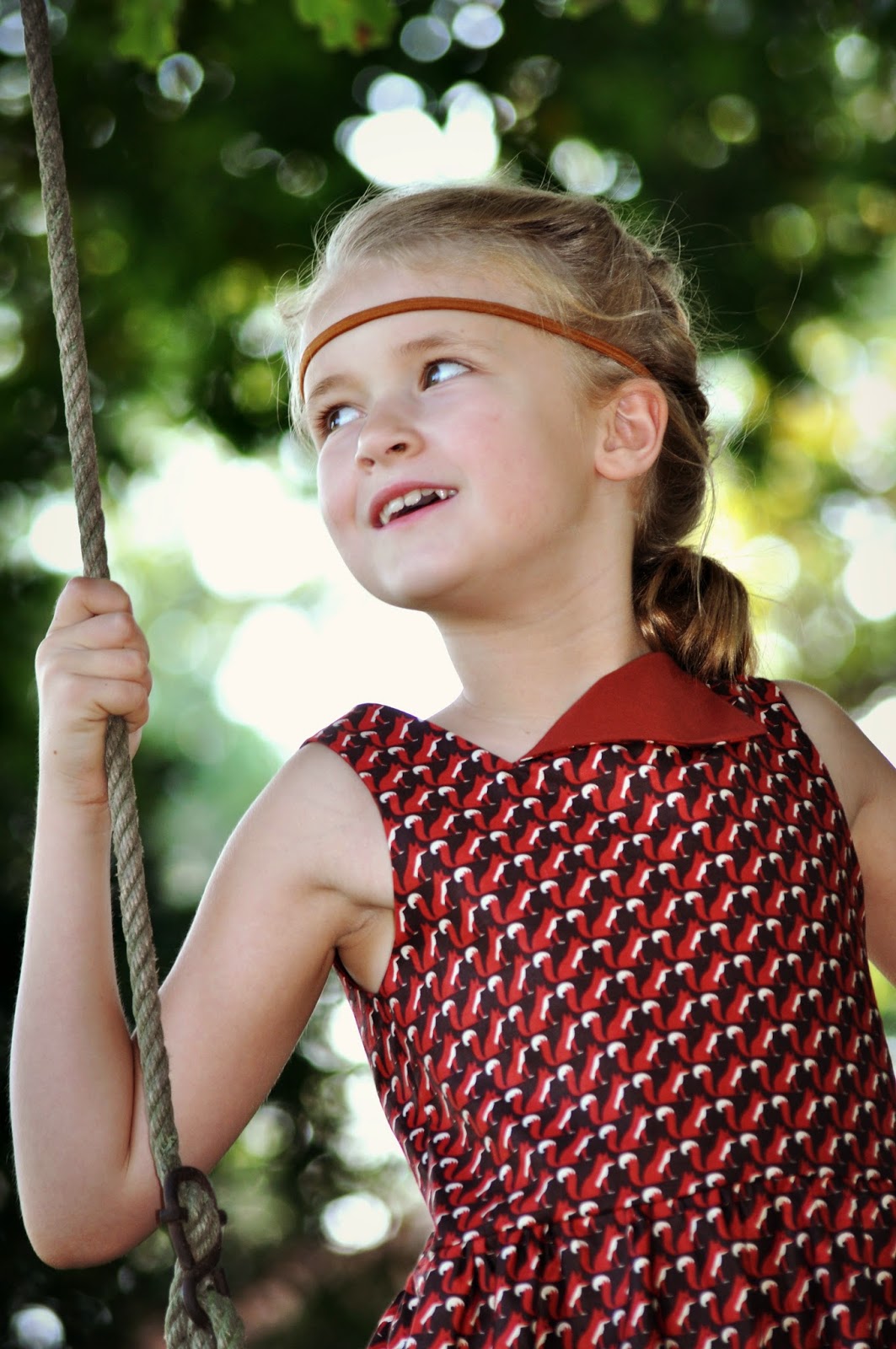 workshop naaien jurk timeless treasures sewing kindermode DIY kinderkleding