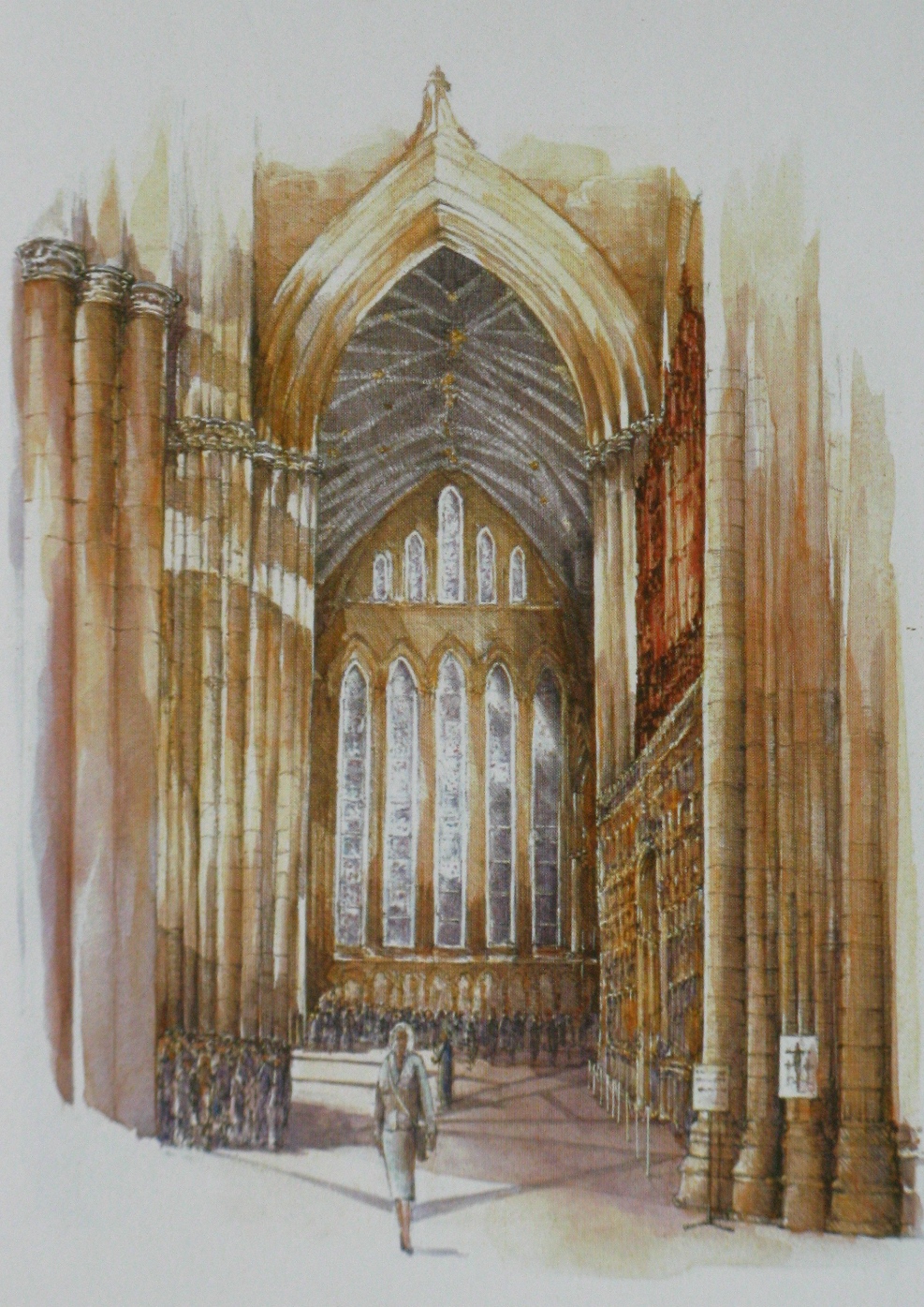 The York Art Society York Minster by Peter Geraghty