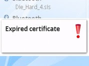 Expired certificate in nokia