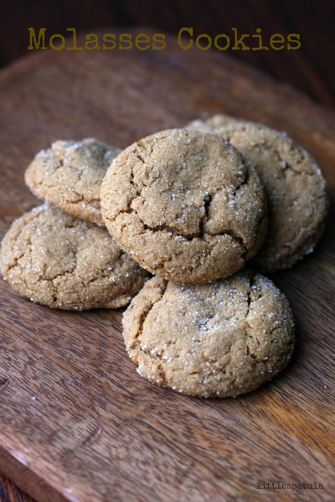 Little Spatula Molasses Cookies