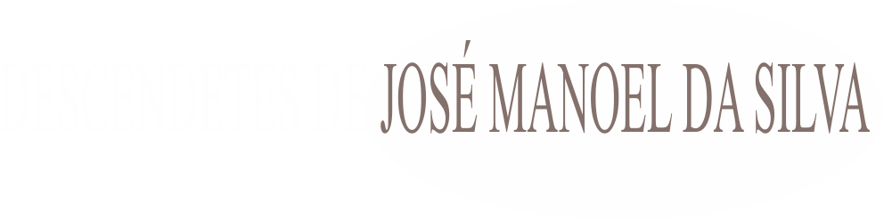 Descendentes de José Manoel da Silva 