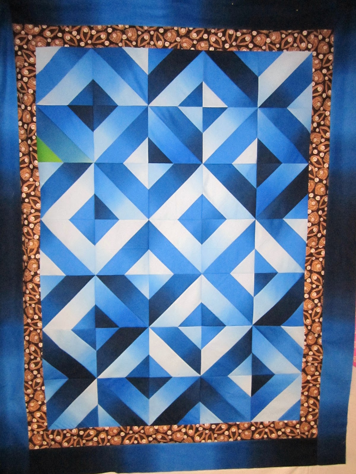 * Quilt with Ombre fabric