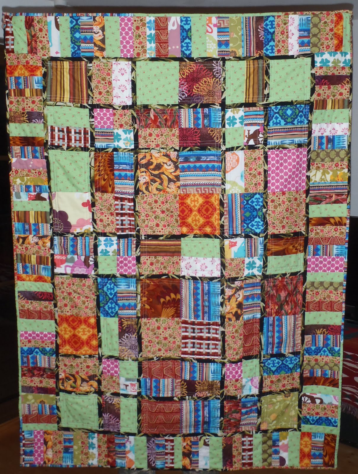 The Quilting Hermit The Brown Bag Quilt (plus a longoverdue stash report!)