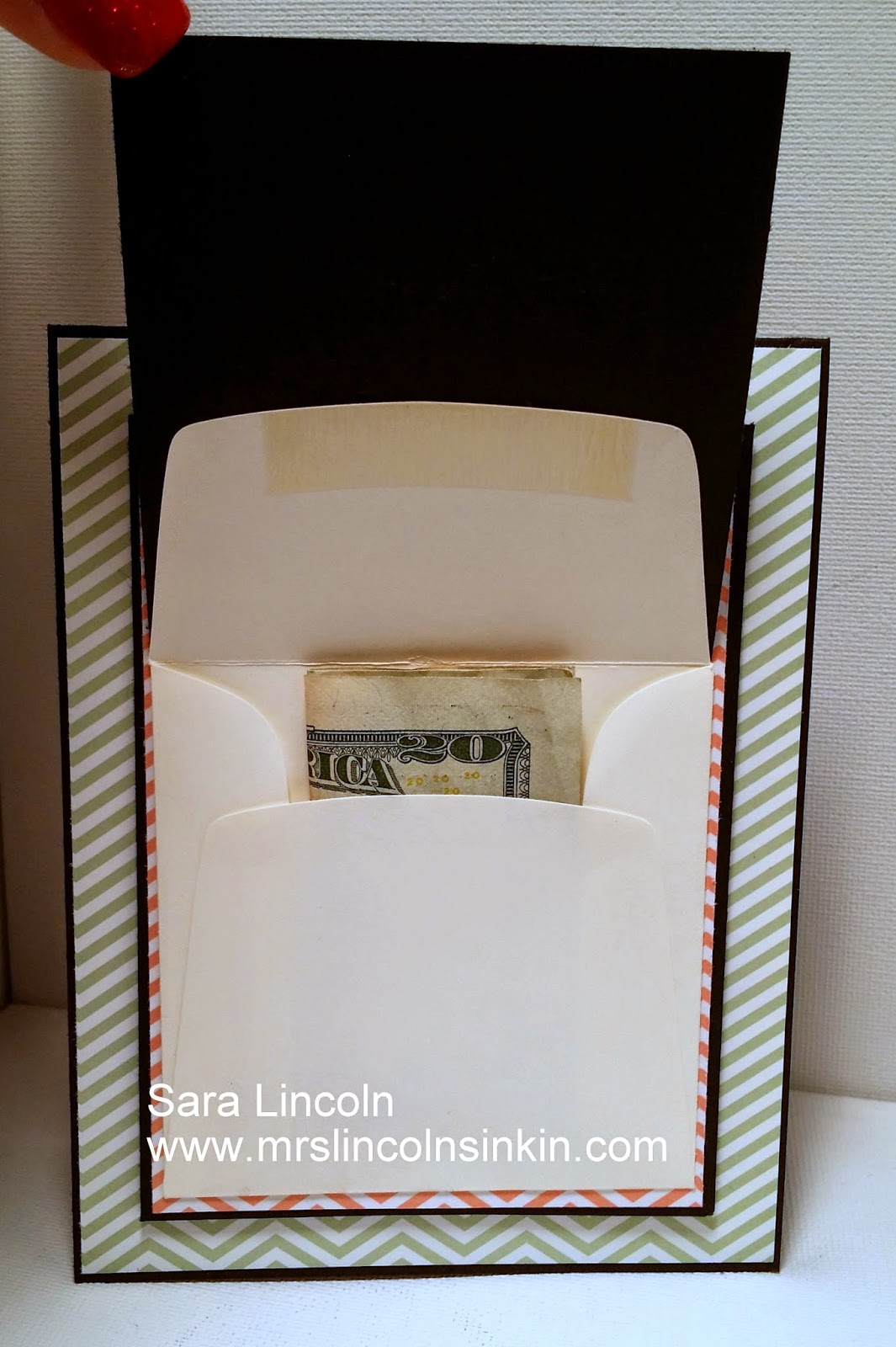 Mrs. Lincoln's Inkin Secret Front Pocket Money Holder