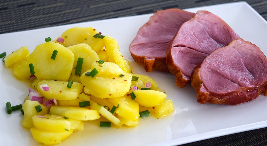 Honig Senf Dressing Kartoffelsalat Deutsch