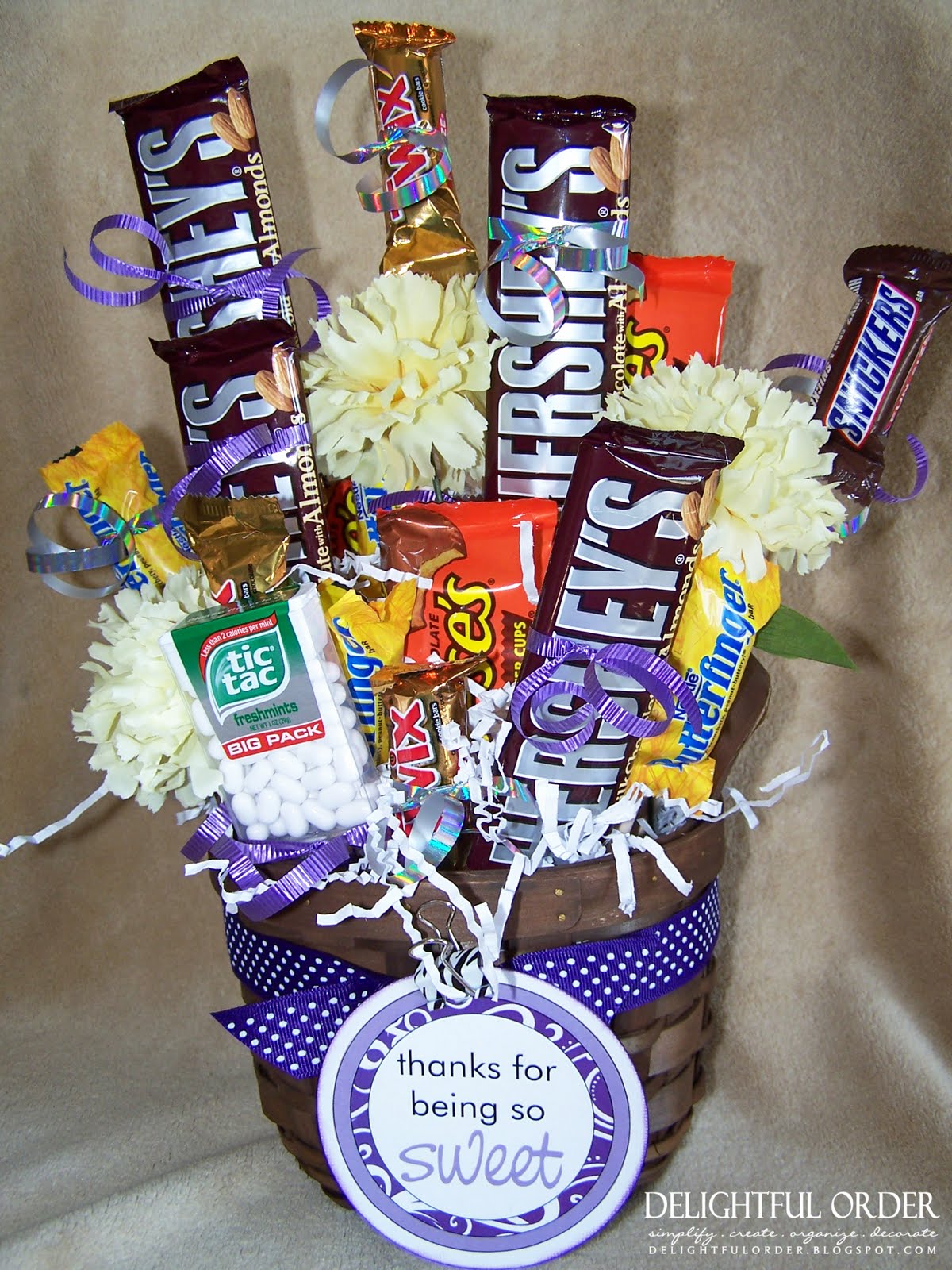How to Put Together A DIY Candy Bouquet