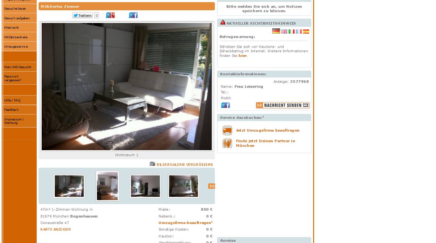 wohnungsbetrug.blogspot.com: meriem.ghrib@yahoo.de 47m² 1-Zimmer-Wohnung Donaustraße 47 81679 ...