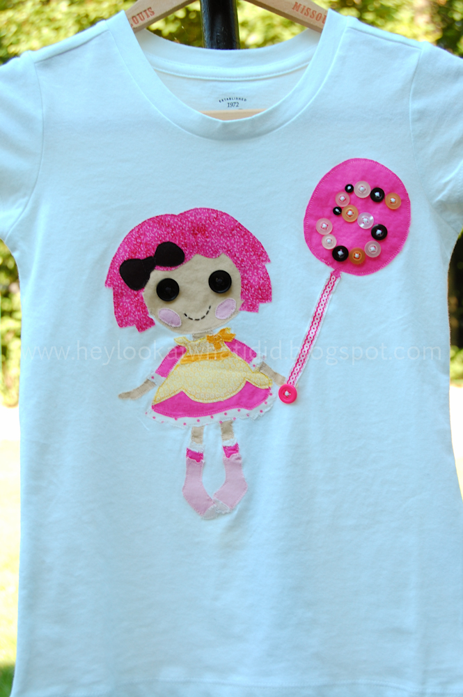 Hey! Look at what I did! Lalaloopsy Birthday Shirt