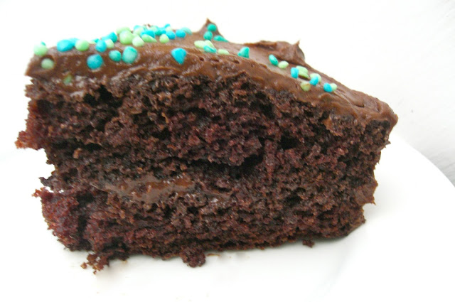 Chocolate Cake with Chocolate Fudge Frosting recipe