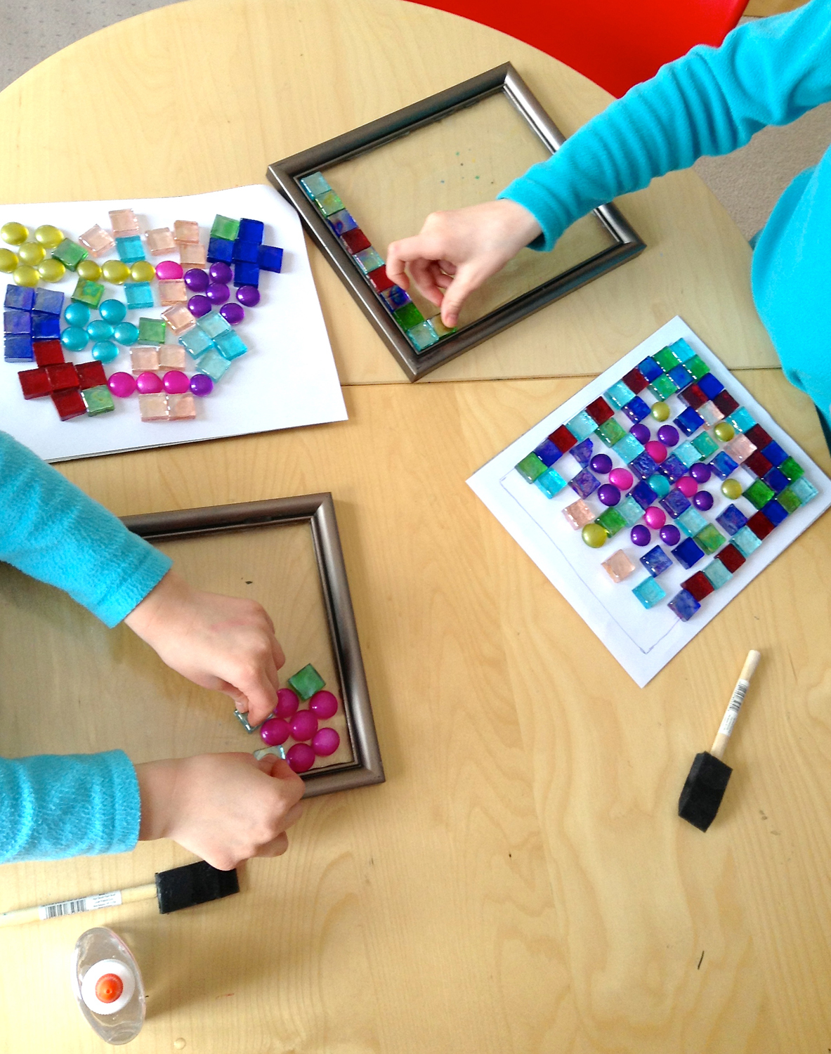 Holly's Arts and Crafts Corner Craft Project DIY "Faux" Stained Glass