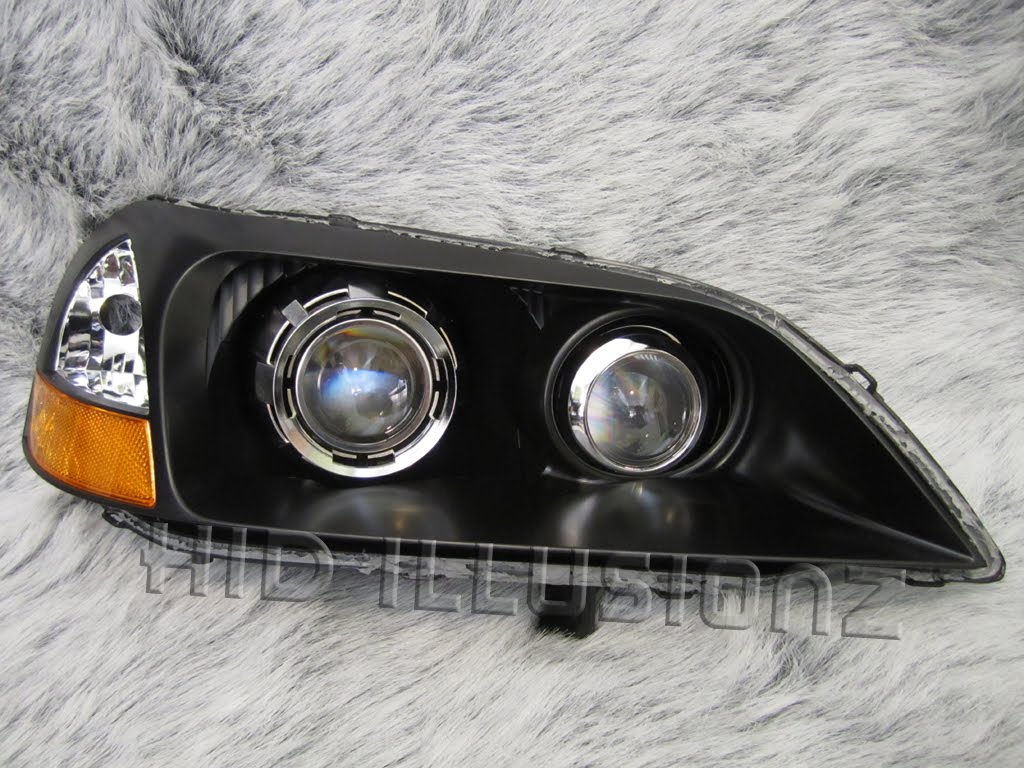 HID ILLUSIONZ Acura CL TSX FX35 Minigun Quad Setup HID Retrofit Headlights