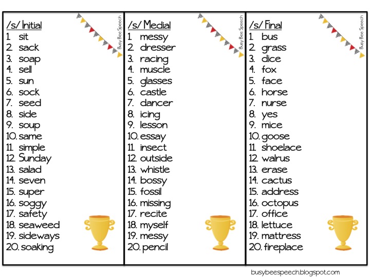 Busy Bee Speech: Let's Race Articulation Centers