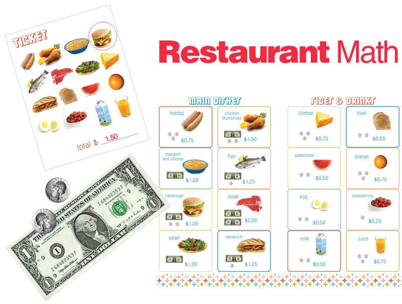 E is for Explore!: Restaurant Math