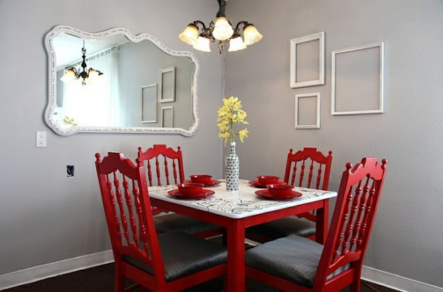 red dining room sets red dining room sets